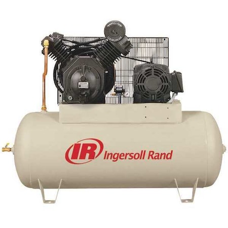 Ingersoll-Rand Electric Air Compressor, 15 hp, 2 Stage 7100E15-V-200/3