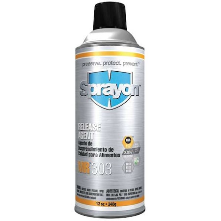 Sprayon General Purpose Mold Release, 12 oz., NSF H2 S00303000