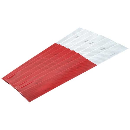 3M Conspicuity, 2 In, White/Red, PK100 983-32