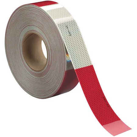 3M Conspicuity, Cut, 2 In, Red/White, Truck 983-326 ES