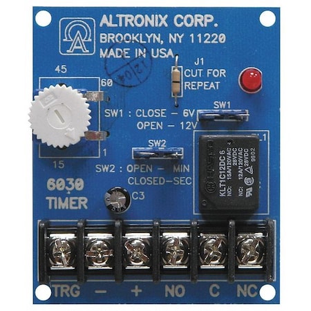 ALTRONIX Timer-Bell Cut Off, Timer 6030