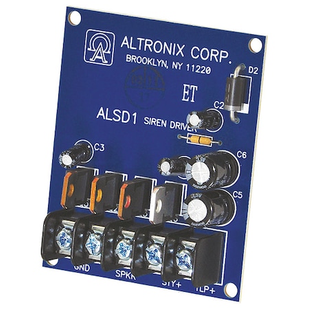 Altronix Siren Driver 6-12VDC 2 Ch Hi Current ALSD1