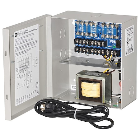Altronix Power Supply 8 Fuse, Line Cord ALTV248UL3