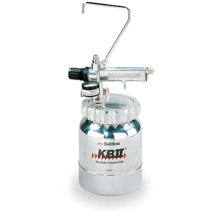 Devilbiss 2qt. Pressure Spray Gun Cup KB-555