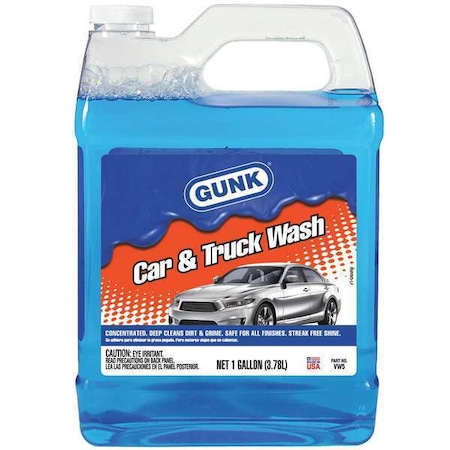Gunk Automotive Cleaner, Truck and Trailer Wash, 1 gal, Contains Butyl VW5