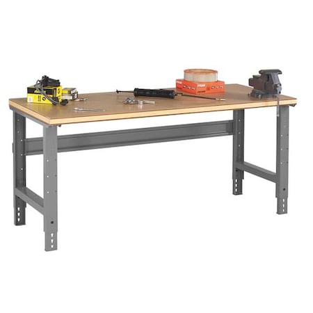 Tennsco Bolted Workbenches, Shop Top, 48" W, 33-3/4" Height, 2400 lb., Straight WBA-1-3048C