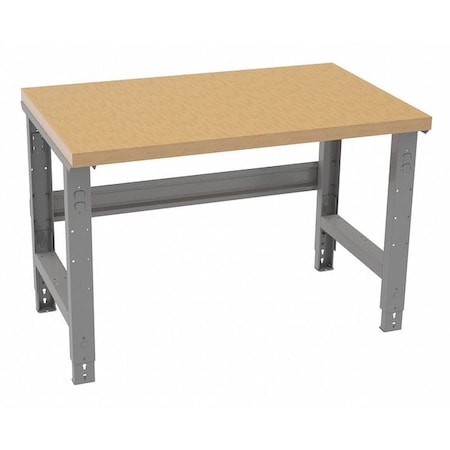 Tennsco Bolted Workbenches, Butcher Block, 48" W, 33-3/4" Height, 4000 lb., Straight WBA-1-3048W