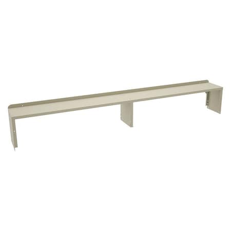 Tennsco Shelf Riser, 96 W x 10-1/2 D x 12 H, Gray R-1096