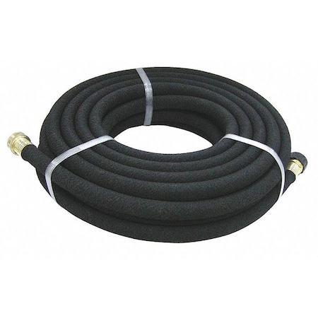 Westward 5/8 in ID x 50 ft L Soaker Hose, Black 4TMP8