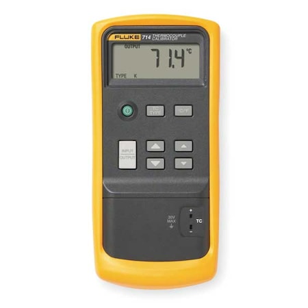 Fluke Temp Calibrator, to2498 Degrees F, NIST Fluke-714