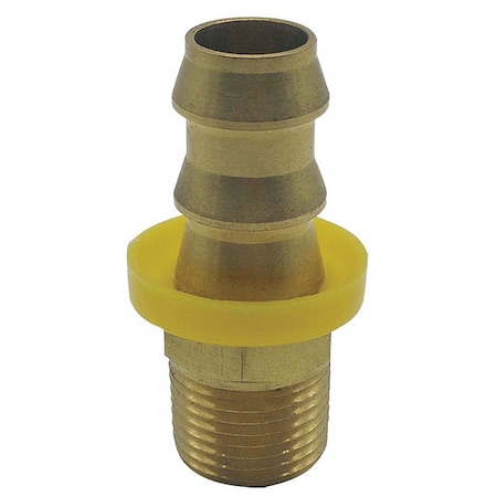 Speedaire Hose Fitting, 1/2 In. ID, 3/8-18, (M)NPT 4TT16