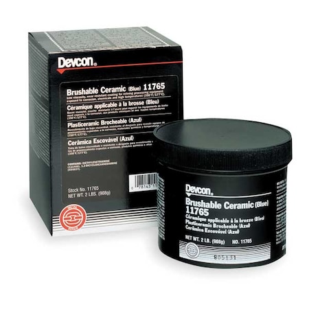 Devcon Epoxy, 2 lb Container Size, Can, Blue 11765