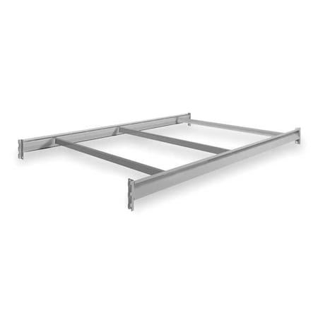 Tennsco Shelf, 48 in D, 72 in W, Industrial Gray BPB-72-48