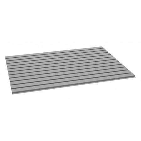 Tennsco Decking, Steel, 48 in W, 36 in D, Industrial Gray, Powder Coated Finish, Gauge: 22 BSD-4836