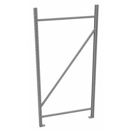 Tennsco Upright Frame, 36 in D, 1 3/4 in W, Gray BUF-3672
