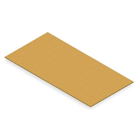 Tennsco Decking, Particleboard, 72 in W, 36 in D, Natural, Unfinished Finish PB-7236-3