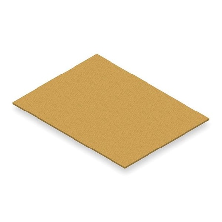 Tennsco Decking, Particleboard, 48 in W, 36 in D, Natural, Unfinished Finish PB-4836-3
