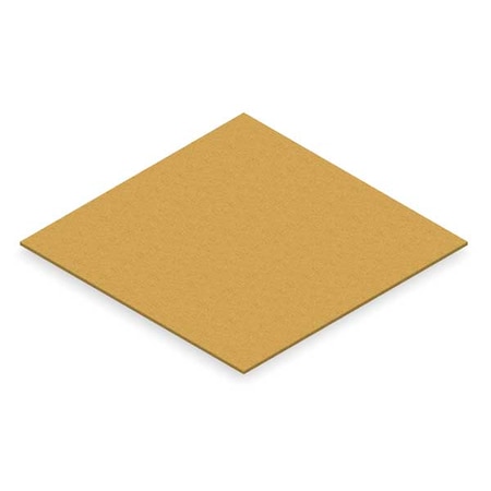 Tennsco Decking, Particleboard, 48 in W, 48 in D, Natural, Unfinished Finish PB-4848-3