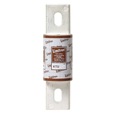 Eaton Bussmann UL Class Fuse, L Class, KTU Series, Fast-Acting, 601A, 600V AC, Non-Indicating KTU-601