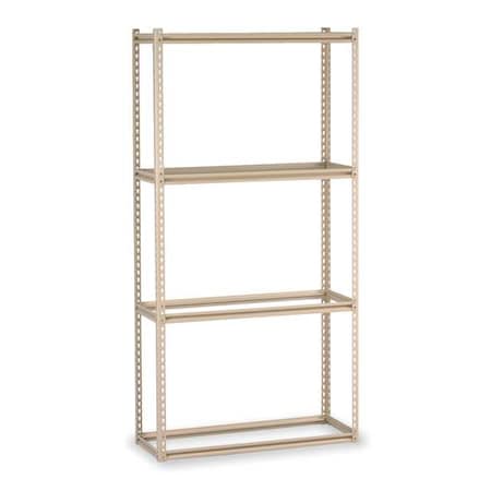 Tennsco Boltless Shelving Unit, 15"D x 69"W x 84"H, 4 Shelves, Steel ZKMS-691584