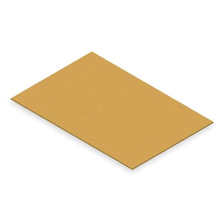 Tennsco Decking, Particleboard, 72 in W, 48 in D, Natural, Unfinished Finish PB-7248-3