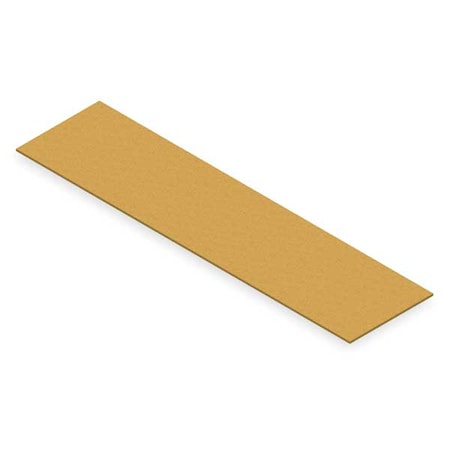 Tennsco Decking, Particleboard, 96 in W, 24 in D, Natural, Unfinished Finish PB-9624-3