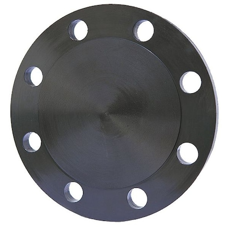 Zoro Select Blind Flange Blind Flange, 4" Pipe, Welded, Black Steel, Class 150 FLCS1RFBL400