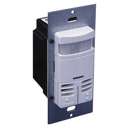 Leviton Occupancy Sensor, Wall Switch Box, White OSSMD-GDW