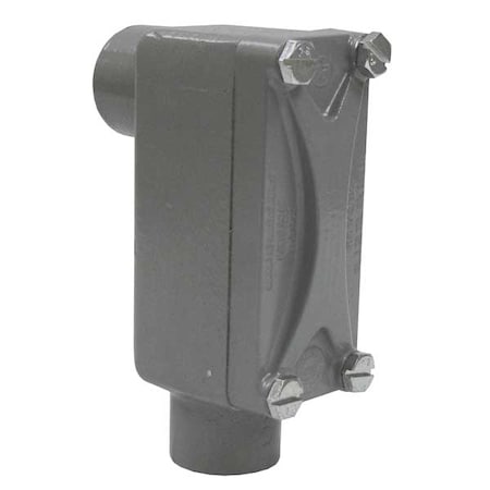 Hubbell Killark Conduit Outlet Body, Aluminum, LB XLB-1