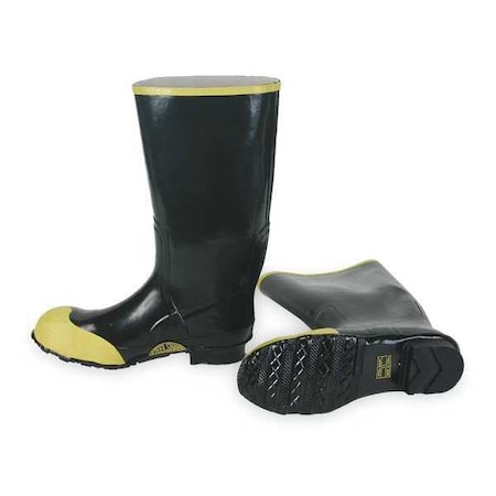 Zoro Select Men's 16" Height, Tall Rubber Boots, Steel Toe, Black, 7 (Formerly Talon Trax), PR 4T279