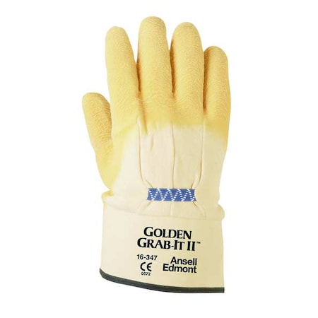 Edge Cut-Resistant Coated Gloves, Cut Level A2 , Latex , Rough , L 1 PR 16-347