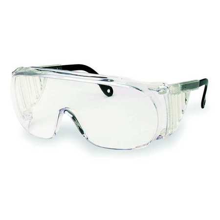 HONEYWELL UVEX Safety Glasses, Wraparound Clear Polycarbonate Lens, Anti-Fog S0250X