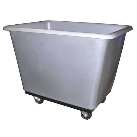 Bayhead Products Cube Truck, 7/16 cu. yd., 400 lb. Cap, Gray UT-4