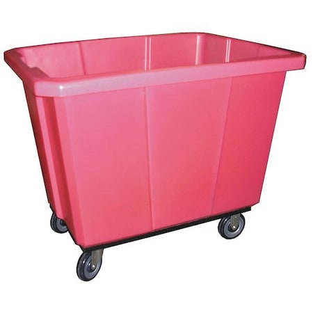 Bayhead Products Cube Truck, 7/16 cu. yd., 600 lb. Cap, Red, Overall Height: 31" UT-10 RED