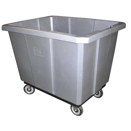 Bayhead Products Cube Truck, MDPE, Gray, 17.4 cu. ft. UT-14 GREY