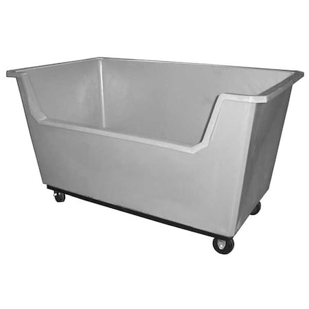 Zoro Select Cube Truck, 1-3/8 cu. yd., 1000lb Cap, Gray UT-30