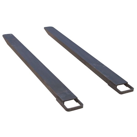Zoro Select Fork Extensions, Black, 5 x 84 In, Pk2 4UDL1