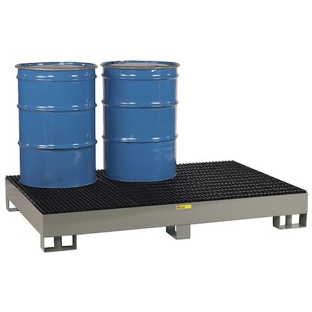 Little Giant Spill Deck, 99 gal Spill Capacity, 6 Drums, 6,000 lb Load Capacity, Steel SST-5176
