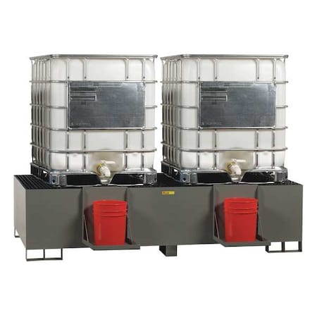 Little Giant IBC Dispensing Station, 400 gal Spill Capacity, 10,000 lb. Load Capacity, Steel SST-IBC-2