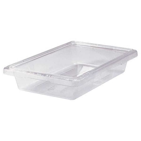 Rubbermaid Commercial Food Box, 8 qt., Clear FG330700CLR