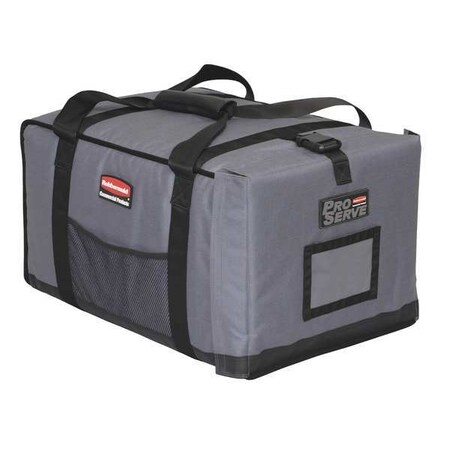 Rubbermaid Commercial Insulated Carrier, 18 1/4x 27x 16, Gray FG9F1200CGRAY