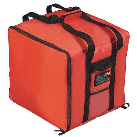 Rubbermaid Commercial Insulated Bag, 19 3/4x 19 3/4 FG9F3900RED