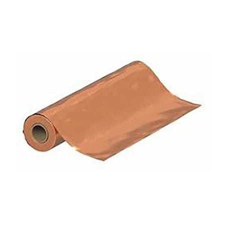Zoro Select Foil Roll, Copper, 0.010 Th x 4 In W, 50 Ft 4UGU7
