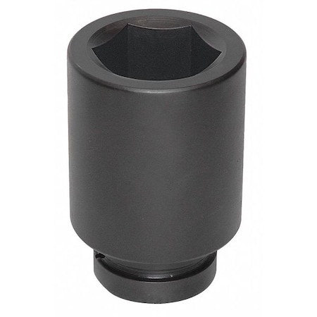 Westward 3/4 in Drive Impact Socket Deep Socket, Black 4UHE5