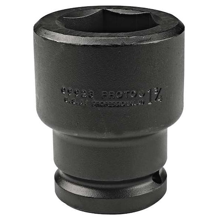 Proto No. 5 Drive, 2-7/16" Size, SAE Impact Socket, 6-Point, Black Oxide J09939