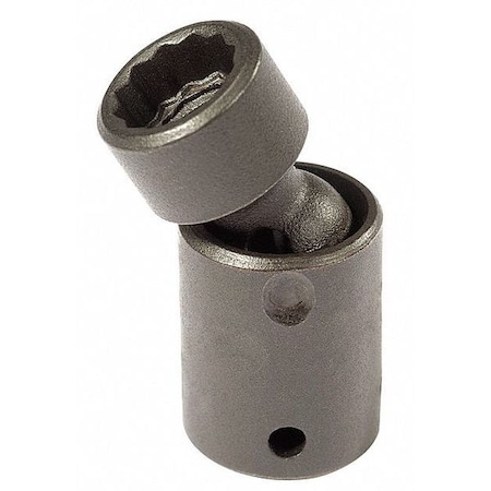 Proto 1/4 in Drive Impact Socket 10 mm Size 12 pt Standard Depth, Black Oxide J66510MP