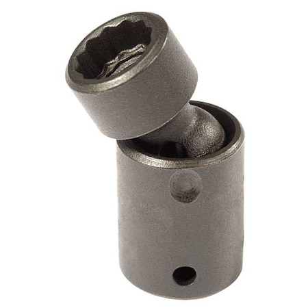 Proto 1/4 in Drive Impact Socket Standard Socket, black oxide, 13 mm J66513MP