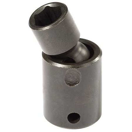 Proto 3/8 in Drive Flex Impact Socket, Metric, black oxide, 1 3/32 in L J77408MP