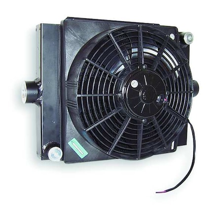 Akg Oil Cooler, 12 VDC, 4-50 GPM, 0.19 HP D16-12