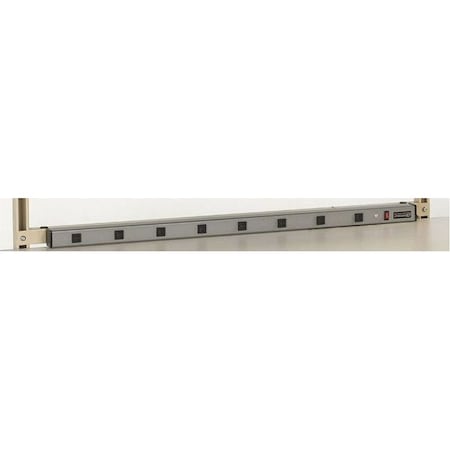 Pro-Line Power Strip, 8 Outlet(s) 6 ft., Beige ES48/ESMR60